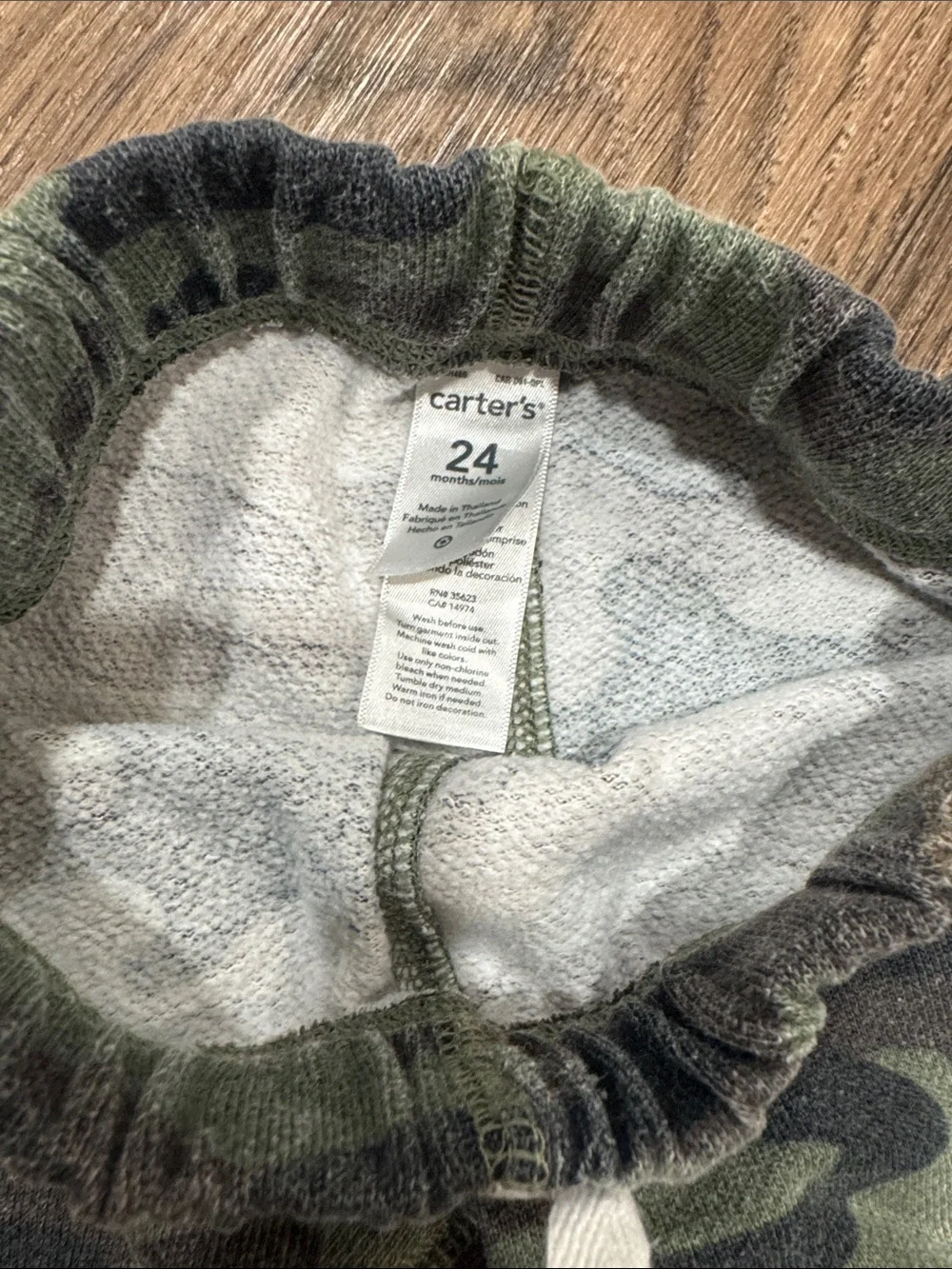 Nike 2T / 24 Mo Kids Grey & Green Camo Jogger 4-Pack